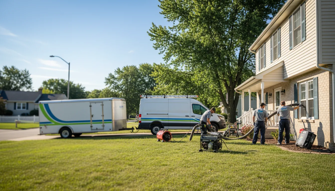 Flooded Basement Restoration And Cleanup With Repair in Ankeny, IA near me